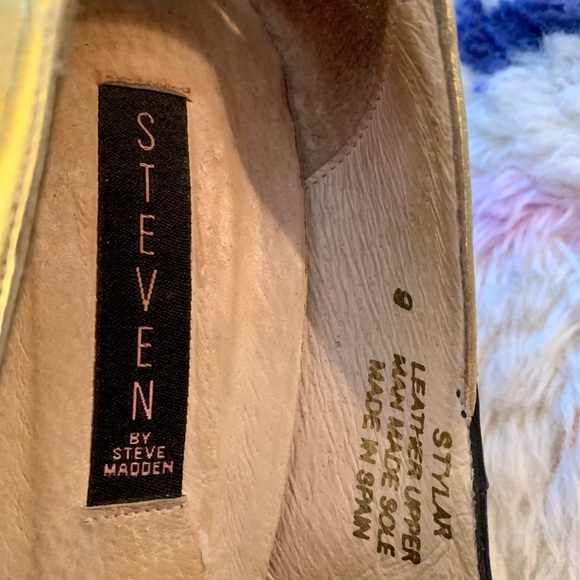 BLACK AND GOLD STILETTO - Picture 3 of 3